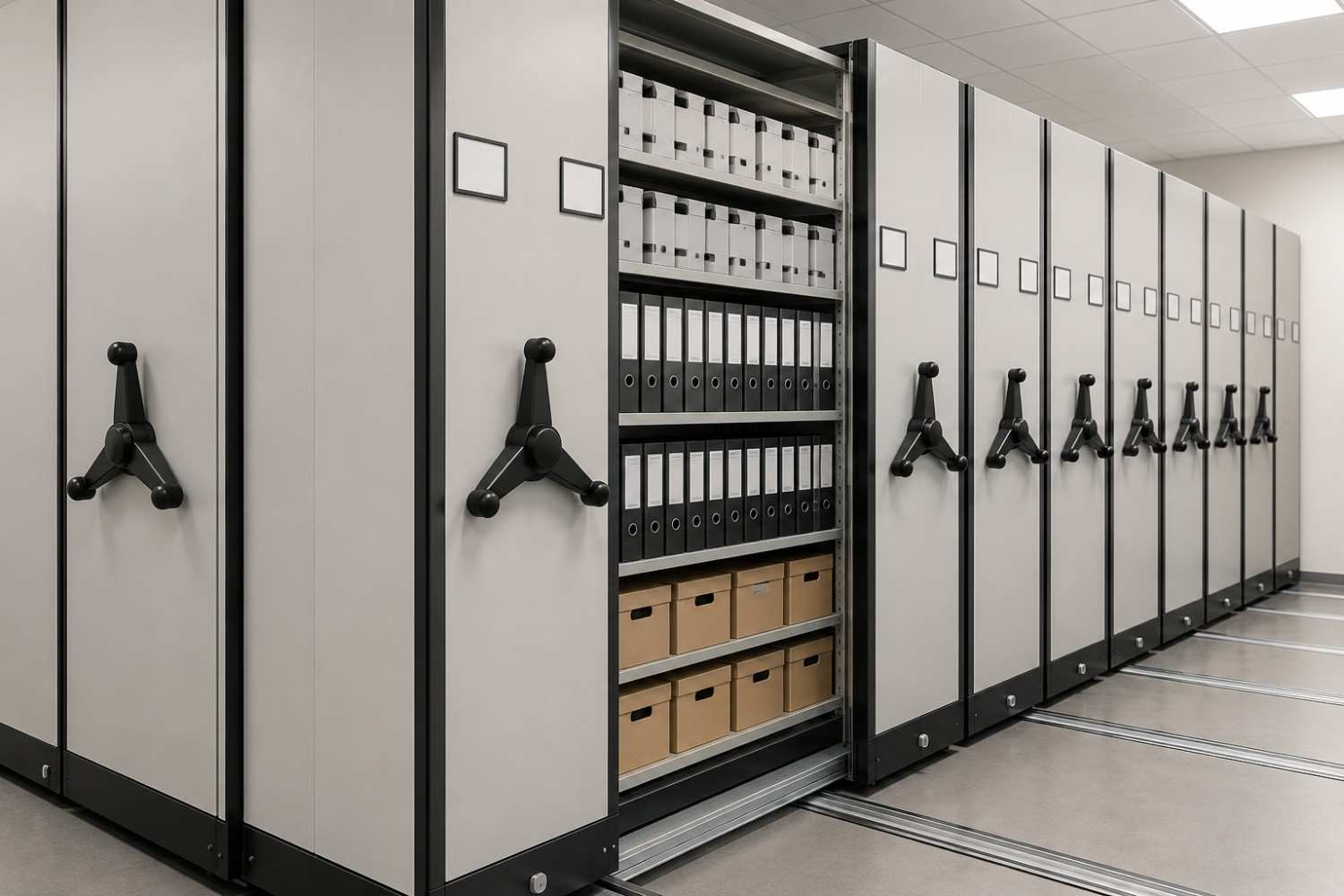 Mobile compactor storage system