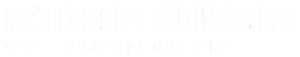 Metacraft Engineering white logo